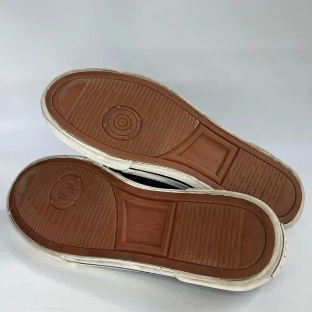 Polo‎ Ralph Lauren Shoes 992486/Hugo II Canvas upper Rubber W Fabric Sole Size 6